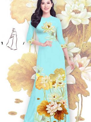 vai ao dai hoa sen 22