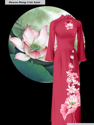 vai ao dai hoa sen da dang 180263