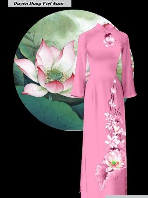 vai ao dai hoa sen dang hot 602150