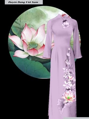 vai ao dai hoa sen thuot tha 402257