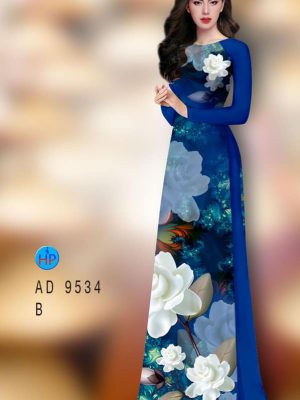 vai ao dai hoa sen trang gia tot 157538