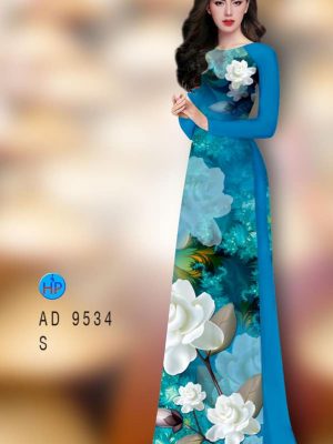 vai ao dai hoa sen trang vua ra 1375271