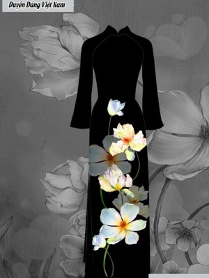 Vải áo dài hoa sứ thiết kế 2020 AD C2904 53 vai ao dai hoa su chat luong 1862200