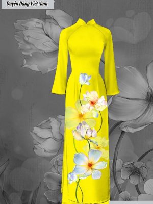 Vải áo dài hoa sứ thiết kế 2020 AD C2904 44 vai ao dai hoa su dep 1562170