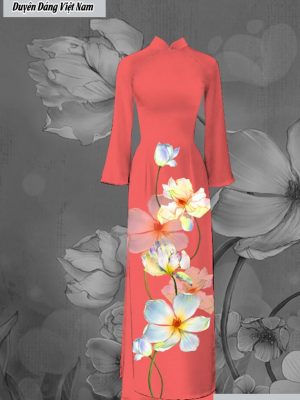 Vải áo dài hoa sứ thiết kế 2020 AD C2904 37 vai ao dai hoa su dep 1862140