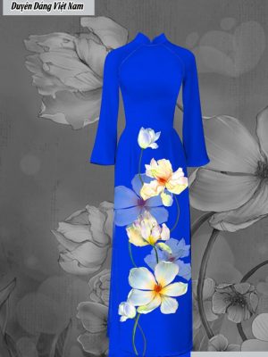 Vải áo dài hoa sứ thiết kế 2020 AD C2904 32 vai ao dai hoa su doc dao 1662212