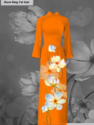 Vải áo dài hoa sứ thiết kế 2020 AD C2904 39 vai ao dai hoa su duoc tim nhieu 162113
