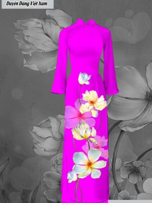 Vải áo dài hoa sứ thiết kế 2020 AD C2904 51 vai ao dai hoa su gia tot 36247