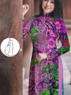 Vải áo dài hoa văn thiết kế 2020 AD T7555 15 vai ao dai hoa van 1