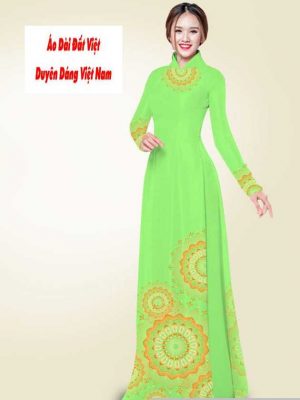 Vải áo dài hoa văn thiết kế 2020 AD T7558 25 vai ao dai hoa van 11