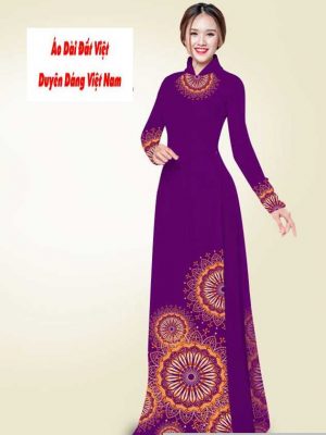 Vải áo dài hoa văn thiết kế 2020 AD T7558 24 vai ao dai hoa van 12