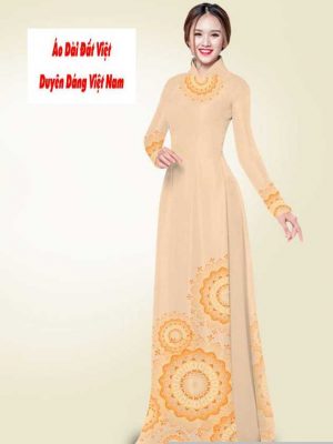 Vải áo dài hoa văn thiết kế 2020 AD T7558 23 vai ao dai hoa van 13