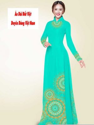 Vải áo dài hoa văn thiết kế 2020 AD T7558 21 vai ao dai hoa van 15