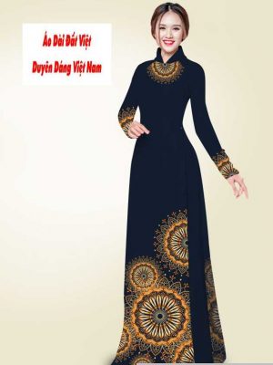 Vải áo dài hoa văn thiết kế 2020 AD T7558 34 vai ao dai hoa van 2 1
