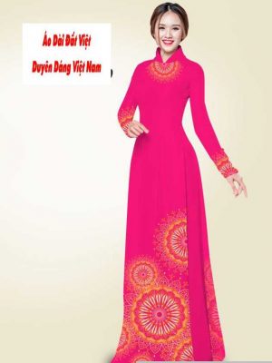 Vải áo dài hoa văn thiết kế 2020 AD T7558 33 vai ao dai hoa van 3 1