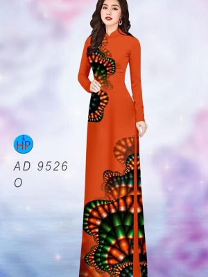 Vải áo dài hoa văn kiểu mới AD 9526 29 vai ao dai hoa van 3d cuc dep 109185