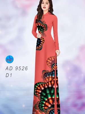 Vải áo dài hoa văn kiểu mới AD 9526 25 vai ao dai hoa van 3d cuc dep 1709198
