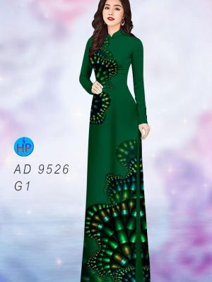 Vải áo dài hoa văn kiểu mới AD 9526 32 vai ao dai hoa van 3d da dang 170937