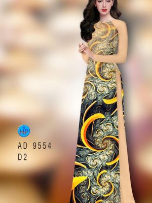 Vải áo dài hoa văn 3D mới ra AD 9554 32 vai ao dai hoa van 3d duoc chon nhieu 1418271