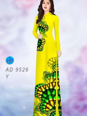 Vải áo dài hoa văn kiểu mới AD 9526 21 vai ao dai hoa van 3d long lanh 13099
