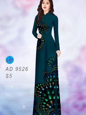 Vải áo dài hoa văn kiểu mới AD 9526 27 vai ao dai hoa van 3d long lanh 1809246