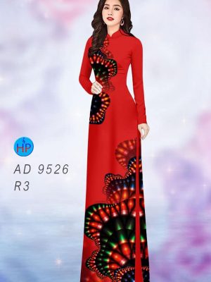 Vải áo dài hoa văn kiểu mới AD 9526 30 vai ao dai hoa van 3d long lanh 409236