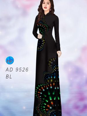 Vải áo dài hoa văn kiểu mới AD 9526 22 vai ao dai hoa van 3d thanh lich 1709134