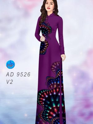 Vải áo dài hoa văn kiểu mới AD 9526 36 vai ao dai hoa van 3d ua chuong 110915