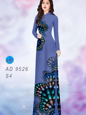 Vải áo dài hoa văn kiểu mới AD 9526 33 vai ao dai hoa van 3d ua chuong 130916