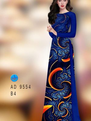 Vải áo dài hoa văn 3D mới ra AD 9554 31 vai ao dai hoa van 3d ua thich 111837