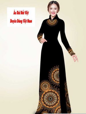 Vải áo dài hoa văn thiết kế 2020 AD T7558 32 vai ao dai hoa van 4 1