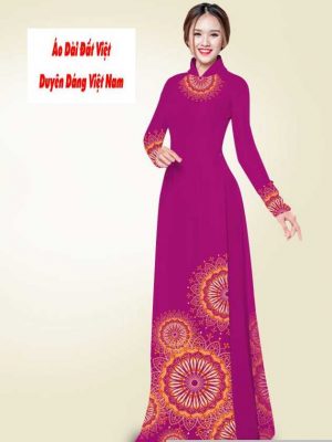 Vải áo dài hoa văn thiết kế 2020 AD T7558 31 vai ao dai hoa van 5 1