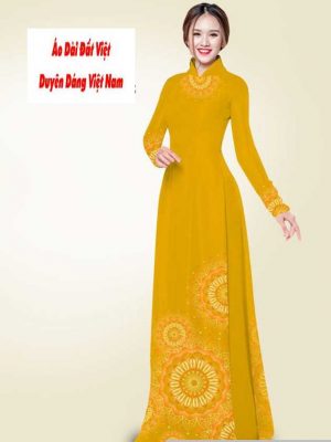 Vải áo dài hoa văn thiết kế 2020 AD T7558 27 vai ao dai hoa van 9