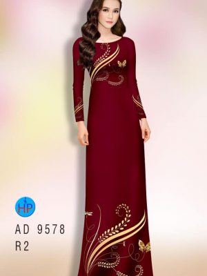 vai ao dai hoa van bong lua gia tot 639232