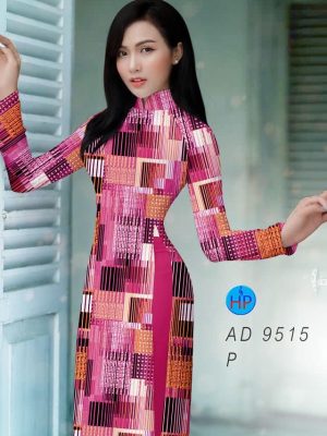 Vải áo dài hoa văn mới ra AD 9515 28 vai ao dai hoa van chat luong 300243