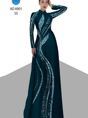 Vải áo dài hoa văn mới ra AD 6901 36 vai ao dai hoa van chat luong 787121