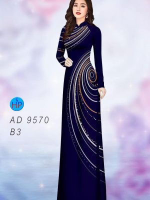 Vải áo dài hoa văn kiểu mới AD 9570 31 vai ao dai hoa van cuc dep 76056