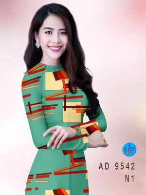 Vải áo dài hoa văn mới ra AD 9542 40 vai ao dai hoa van cuc dep 906199