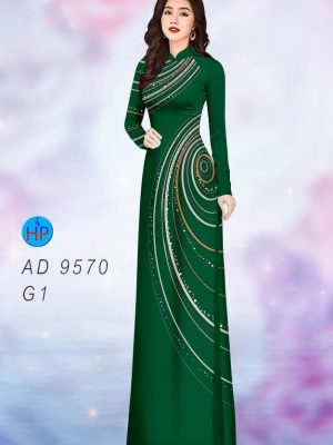 Vải áo dài hoa văn kiểu mới AD 9570 33 vai ao dai hoa van cuc dep 960119