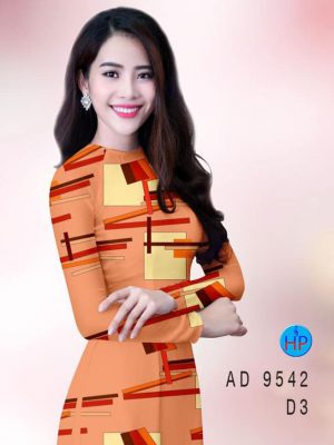 Vải áo dài hoa văn mới ra AD 9542 38 vai ao dai hoa van cuc hot 906272