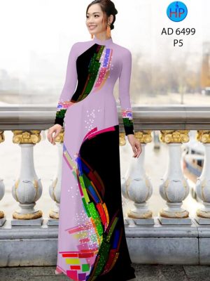Vải áo dài hoa văn 3D thiết kế 2020 AD 6499 36 vai ao dai hoa van da dang 142885
