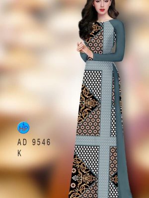 Vải áo dài hoa văn mới ra AD 9546 35 vai ao dai hoa van da dang 38051