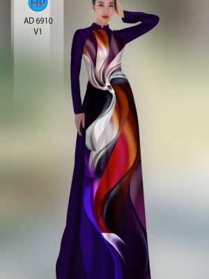 Vải áo dài hoa văn thiết kế 2020 AD 6910 21 vai ao dai hoa van da dang 896144