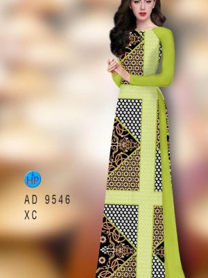 Vải áo dài hoa văn mới ra AD 9546 31 vai ao dai hoa van dam tham 1580243