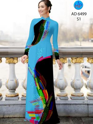 Vải áo dài hoa văn 3D thiết kế 2020 AD 6499 23 vai ao dai hoa van dang hot 1128232