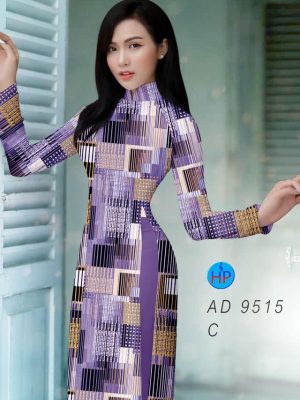 Vải áo dài hoa văn mới ra AD 9515 24 vai ao dai hoa van dep 10055