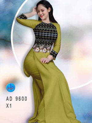 Vải áo dài hoa văn thiết kế 2020 AD 9600 24 vai ao dai hoa van dep 2046120