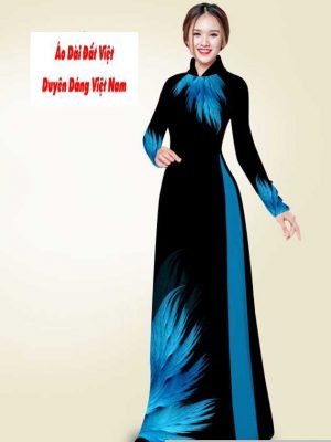 Vải áo dài hoa văn độc đáo mới ra AD T7560 14 vai ao dai hoa van dep 8