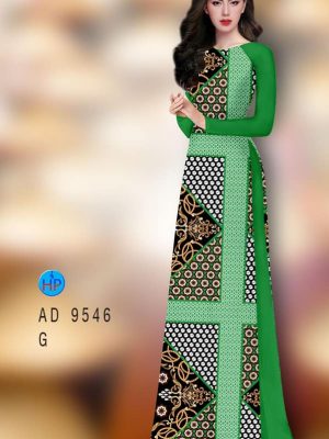 Vải áo dài hoa văn mới ra AD 9546 26 vai ao dai hoa van dep 88049