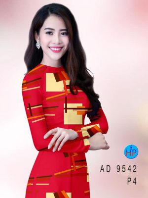 Vải áo dài hoa văn mới ra AD 9542 30 vai ao dai hoa van dep 90680